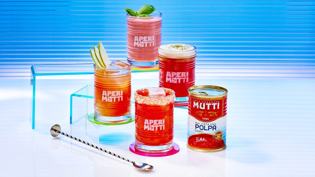 the different mocktails and the can of polpa