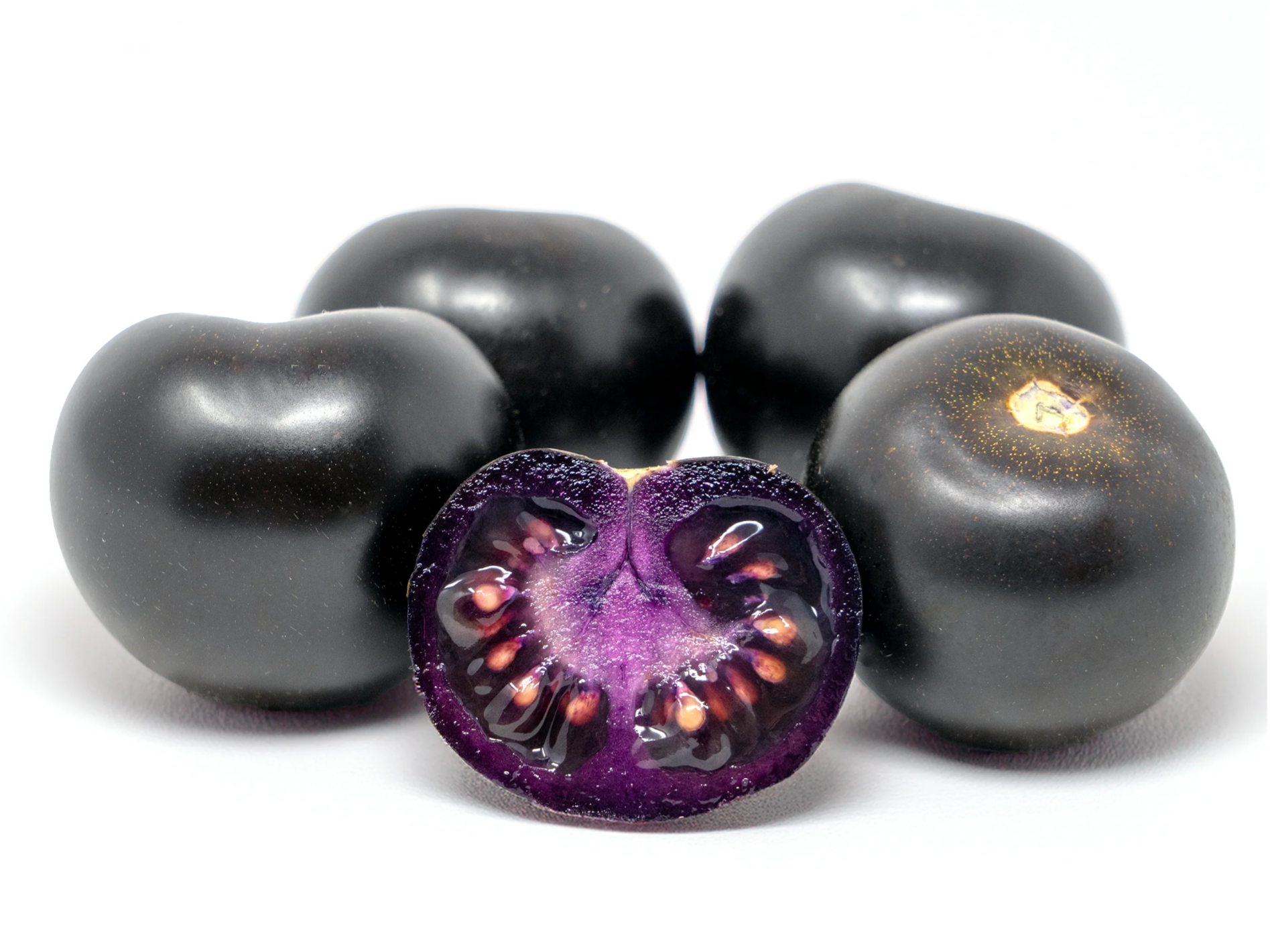image of purple tomatoes